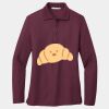 Ladies Silk Touch Long Sleeve Polo Thumbnail