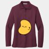 Ladies Silk Touch Long Sleeve Polo Thumbnail