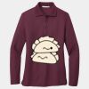 Ladies Silk Touch Long Sleeve Polo Thumbnail