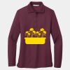 Ladies Silk Touch Long Sleeve Polo Thumbnail