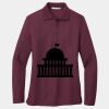 Ladies Silk Touch Long Sleeve Polo Thumbnail