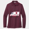 Ladies Silk Touch Long Sleeve Polo Thumbnail