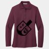 Ladies Silk Touch Long Sleeve Polo Thumbnail