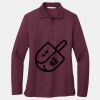 Ladies Silk Touch Long Sleeve Polo Thumbnail