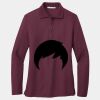 Ladies Silk Touch Long Sleeve Polo Thumbnail