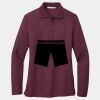 Ladies Silk Touch Long Sleeve Polo Thumbnail