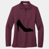 Ladies Silk Touch Long Sleeve Polo Thumbnail
