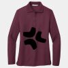 Ladies Silk Touch Long Sleeve Polo Thumbnail