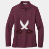 Ladies Silk Touch Long Sleeve Polo Thumbnail