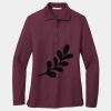 Ladies Silk Touch Long Sleeve Polo Thumbnail