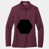 Ladies Silk Touch Long Sleeve Polo Thumbnail