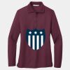 Ladies Silk Touch Long Sleeve Polo Thumbnail