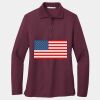 Ladies Silk Touch Long Sleeve Polo Thumbnail