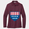 Ladies Silk Touch Long Sleeve Polo Thumbnail