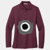 Ladies Silk Touch Long Sleeve Polo Thumbnail