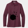 Ladies Silk Touch Long Sleeve Polo Thumbnail