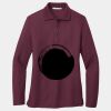 Ladies Silk Touch Long Sleeve Polo Thumbnail