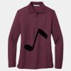 Ladies Silk Touch Long Sleeve Polo Thumbnail