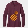 Ladies Silk Touch Long Sleeve Polo Thumbnail